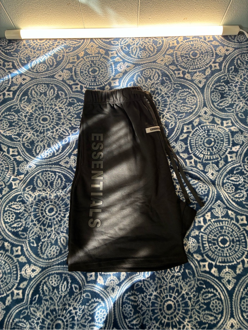ESSENTIALS Black Sweatshorts